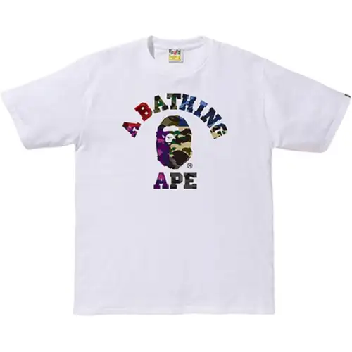 A BATHING APE Bape T Shirt Unisex White