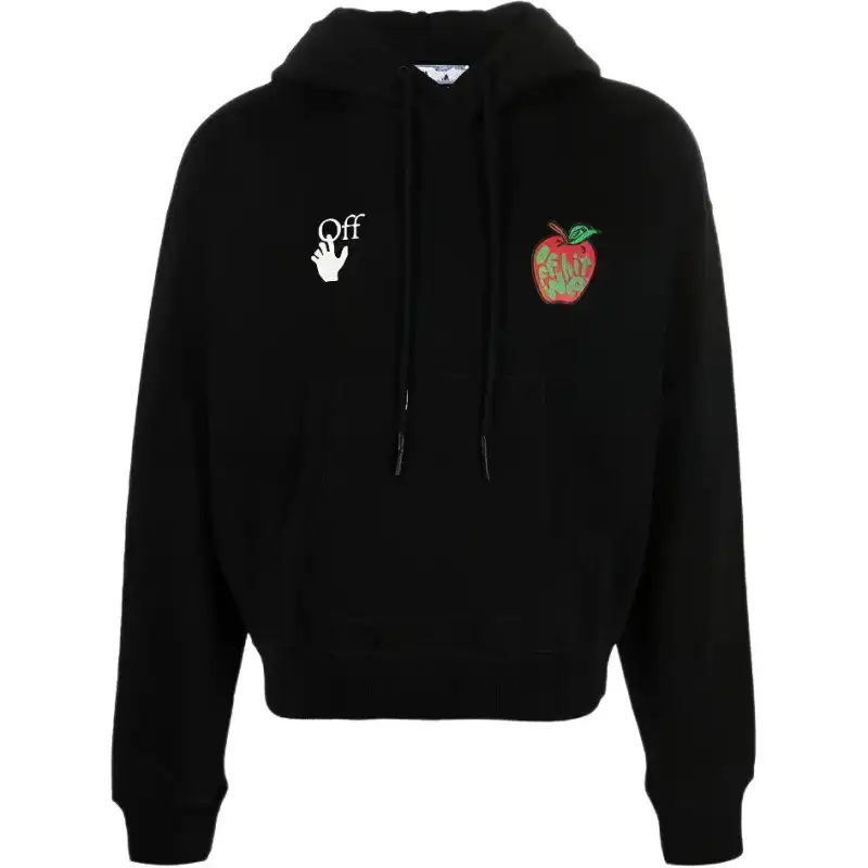 OFF WHITE Oversized Apple Print Arrow Hoodie
