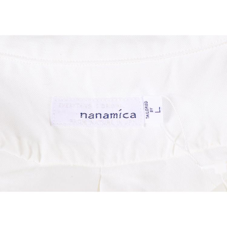 Мужская рубашка nanamica SS26 (однотонная) — фото 6