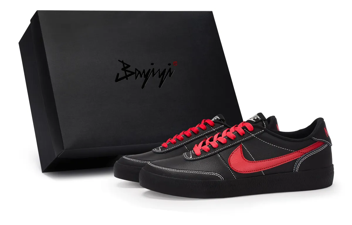 Nike Killshot 2 Low top Skateboard Shoes Unisex Black Red