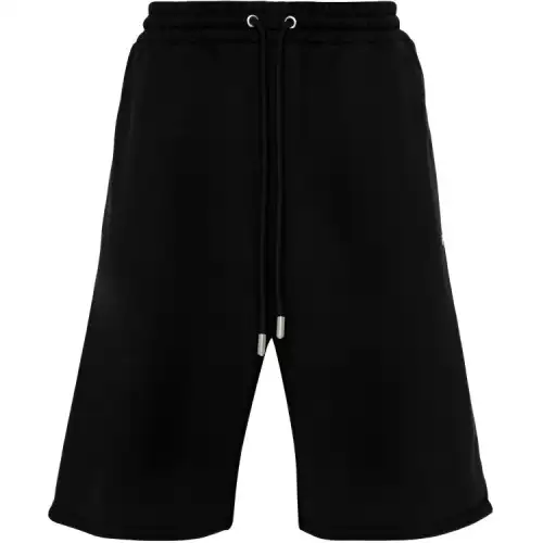 OFF-WHITE Diag-stripe cotton shorts