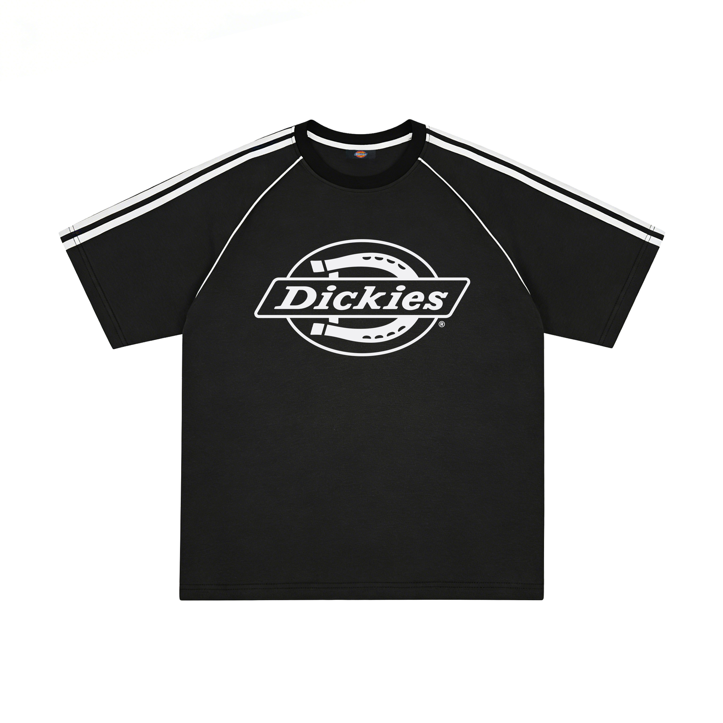 Футболка Dickies 300G Тяжелый хлопок (желто-белая)