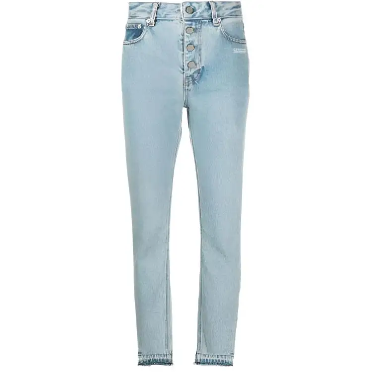 OFF-WHITE High-waisted Straight-leg Jeans