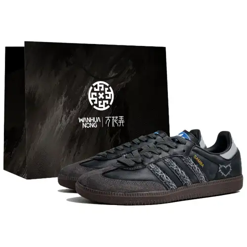 Adidas Originals SAMBA OG Low top Skateboard Shoes Unisex Black Gray