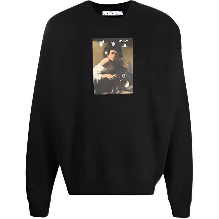 Мужской свитшот OFF-WHITE FW21 Caravaggio (черный)