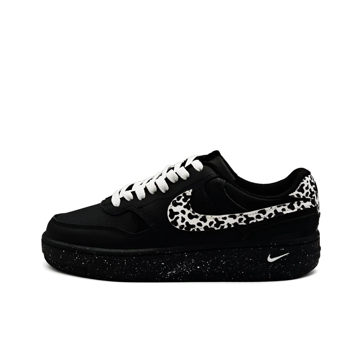 Nike Gamma Force Black White Knows Black And White Low top Skateboard Shoes Unisex Black White