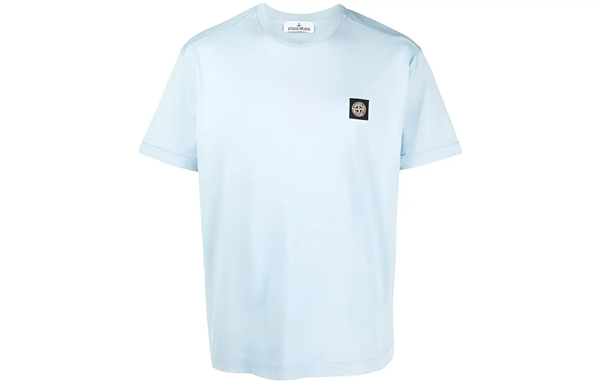 STONE ISLAND T Shirt Men's Light Blue