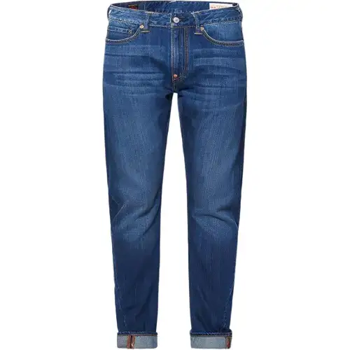 EVISU SS20 Slim Fit Pants Jeans Men's Blue
