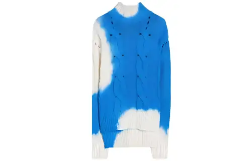 OFF WHITE Dinosaur Series Sweaters Women's Blue Turtleneck Moderate Other