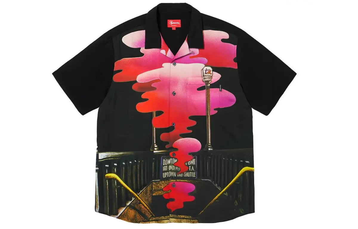 Supreme The Velvet Underground Rayon Short Sleeve Shirt
