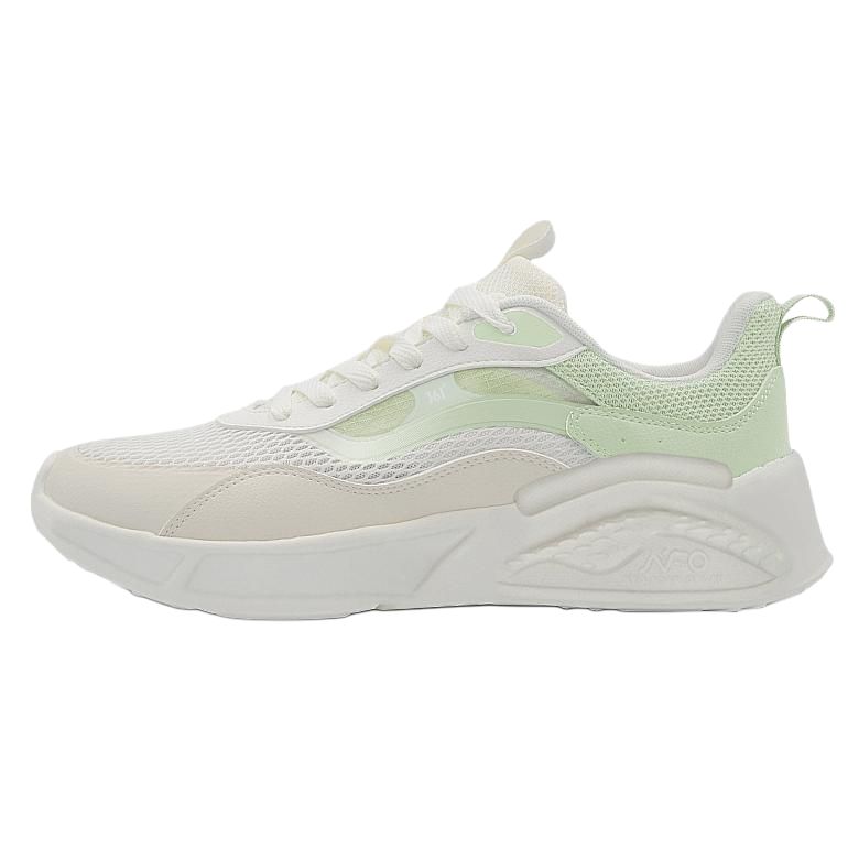 361° Low top Casual Training Running Shoes Women’s White Green Beige