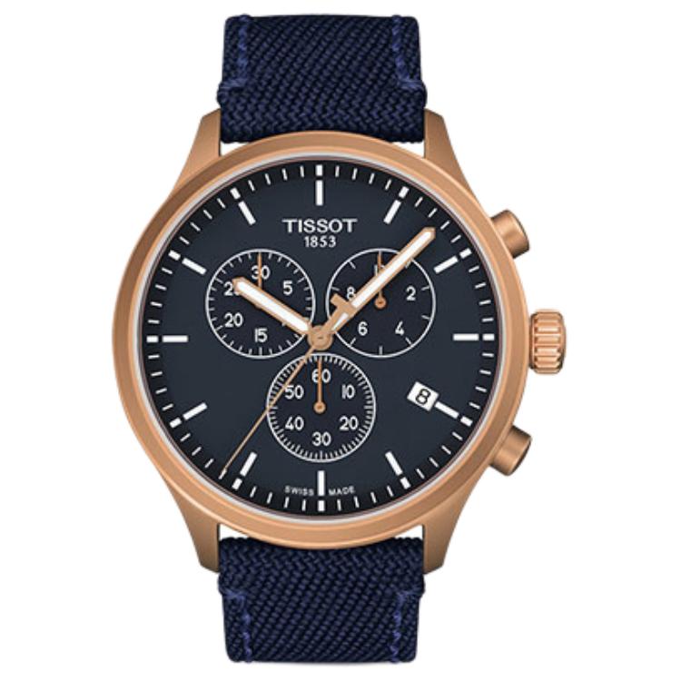 Мужские часы TISSOT Chrono XL (синие)