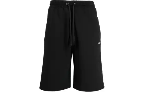 OFF WHITE Stitch Diag Cotton Track Shorts