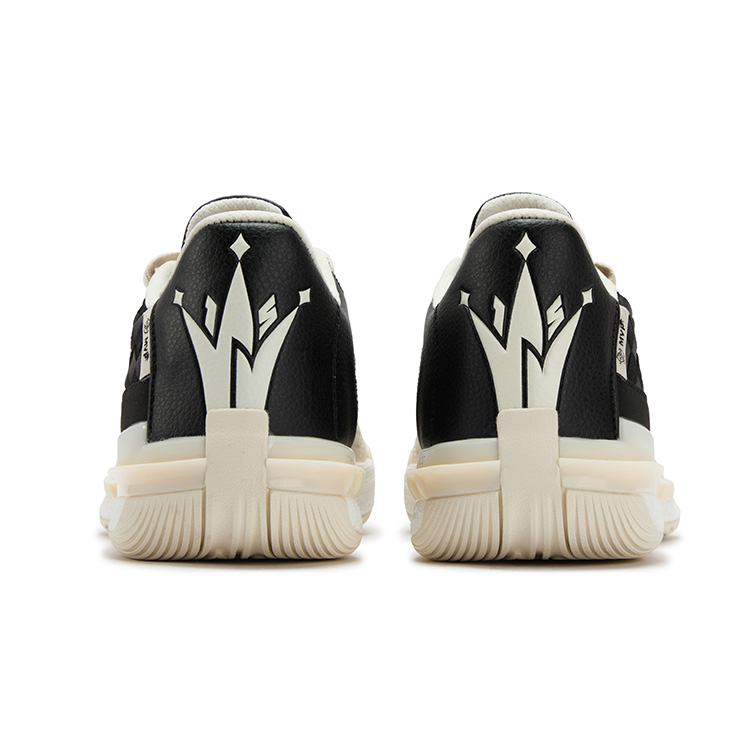 361° Slip Resistant Abrasion Resistant Breathable Cushioning Low top Basketball Shoes Men’s Black White