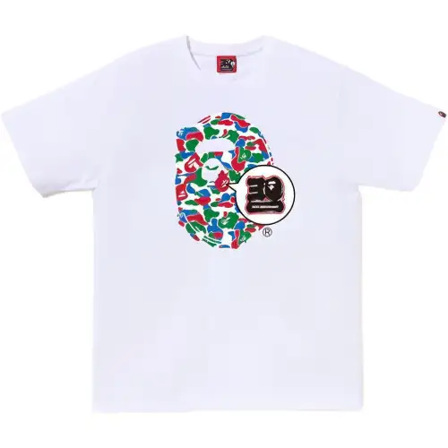Bape Store Qingdao Bape 30th Anniversary Ape Head Tee Set