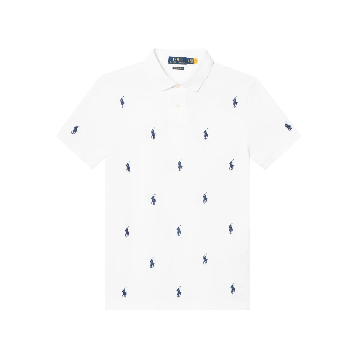 Polo Ralph Lauren Polo Shirt Custom Slim Fit Men's White