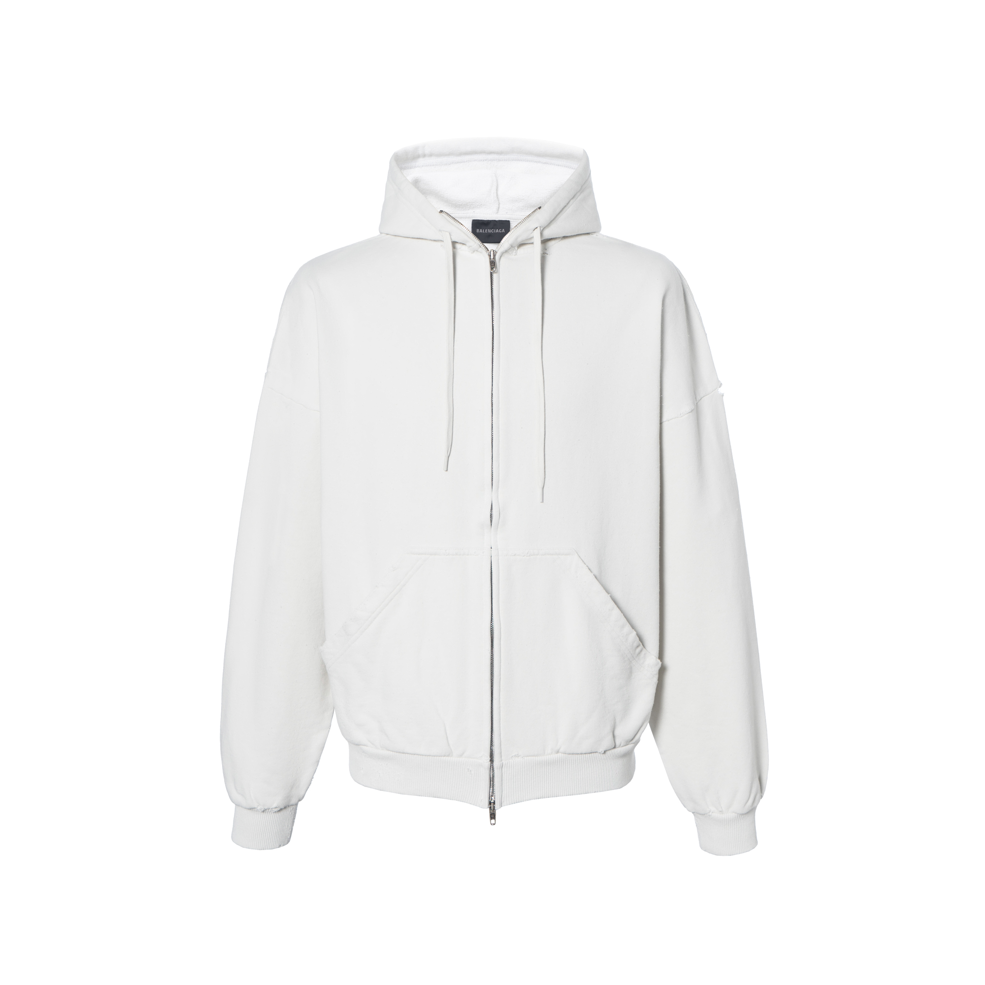 Мужская куртка Balenciaga Logo (грязно-белая)
