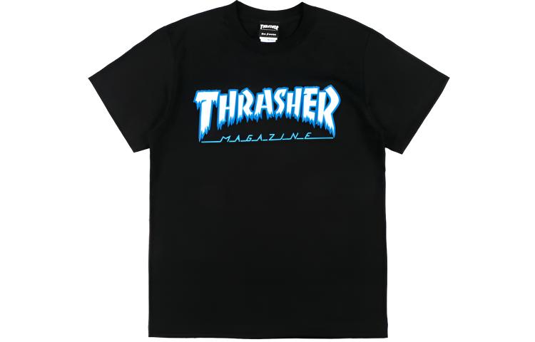 Футболка Thrasher Icicle Tee (черная)