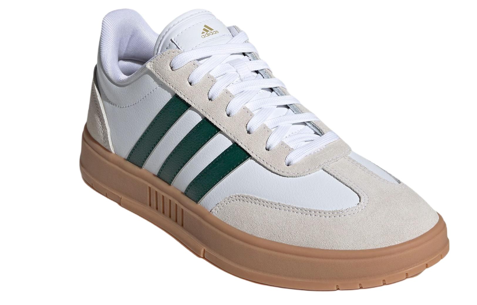 Кеды adidas neo Gradas Low Trainers (бело-зеленые) — фото 3