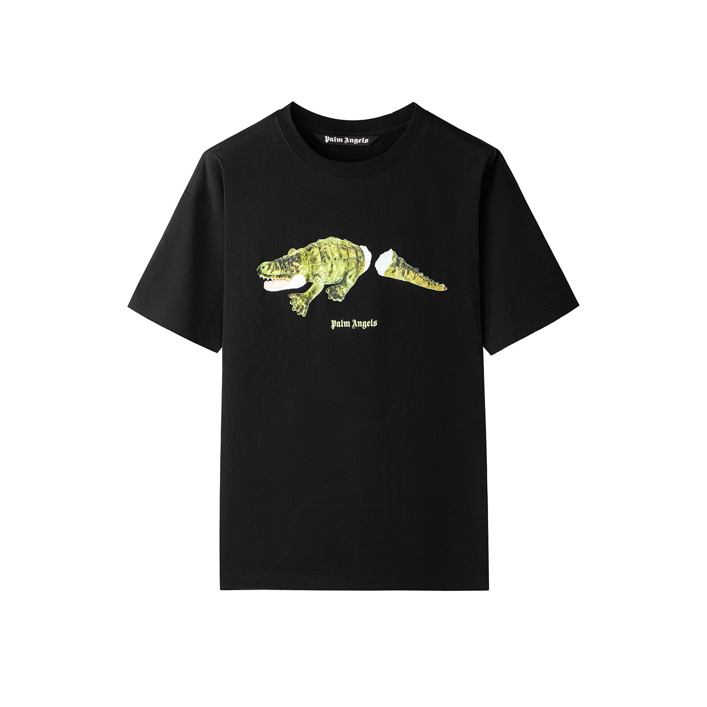 Футболка PALM ANGELS SS26 Crocodile T-shirt (белая)
