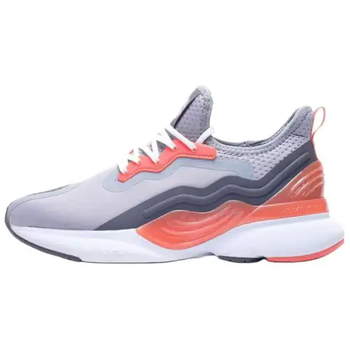 Li Ning Minimalist Style Cushioning Slip Resistant Abrasion Resistant Support Lightweight Low top Running Shoes Women's