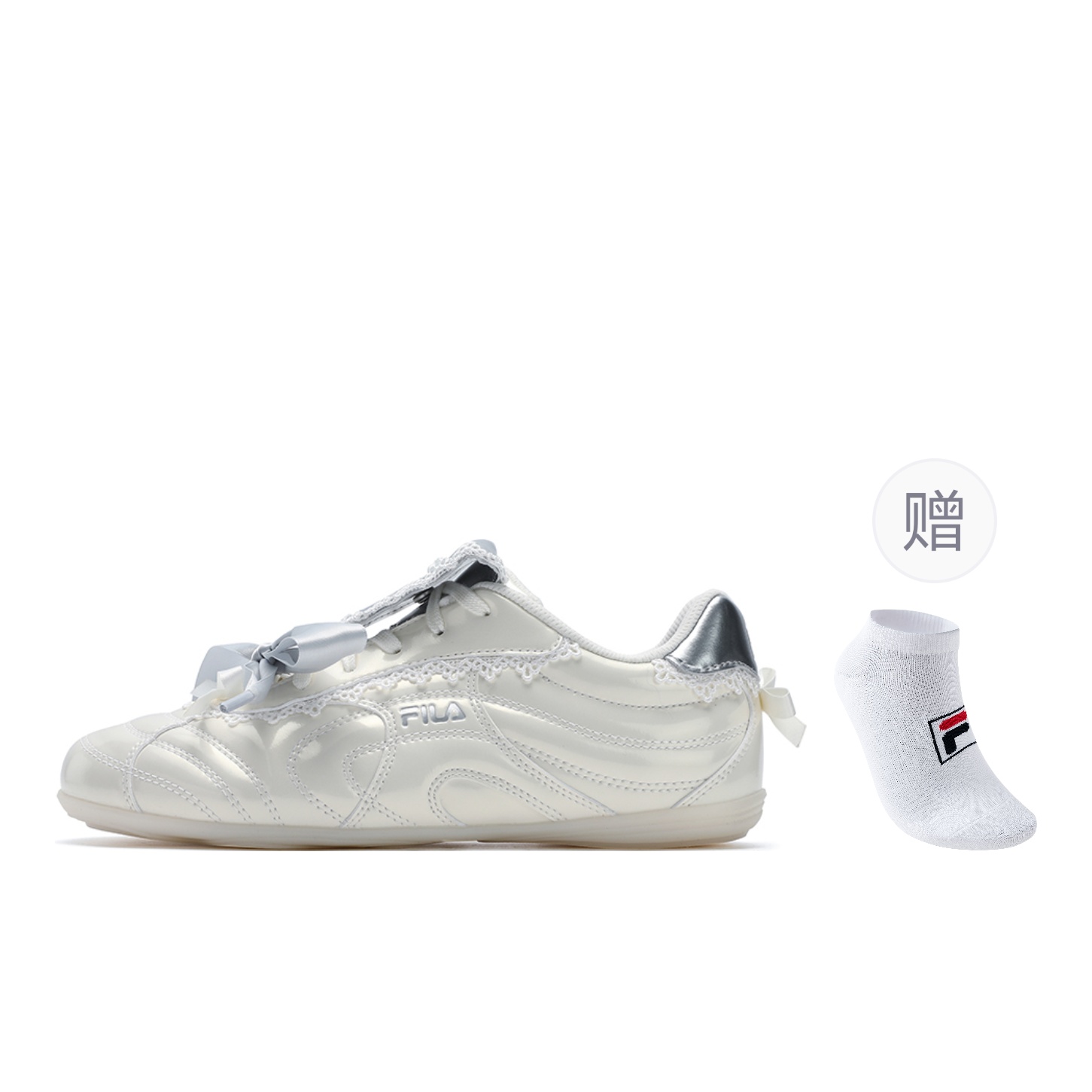 Женские кроссовки Fila LIPPER LS 2.0 (молочно-белые)