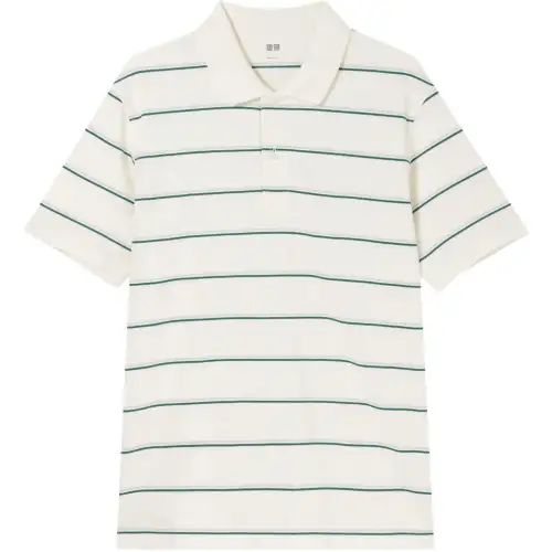 UNIQLO Polo Shirts Men's White Polo Collar Moderate Other