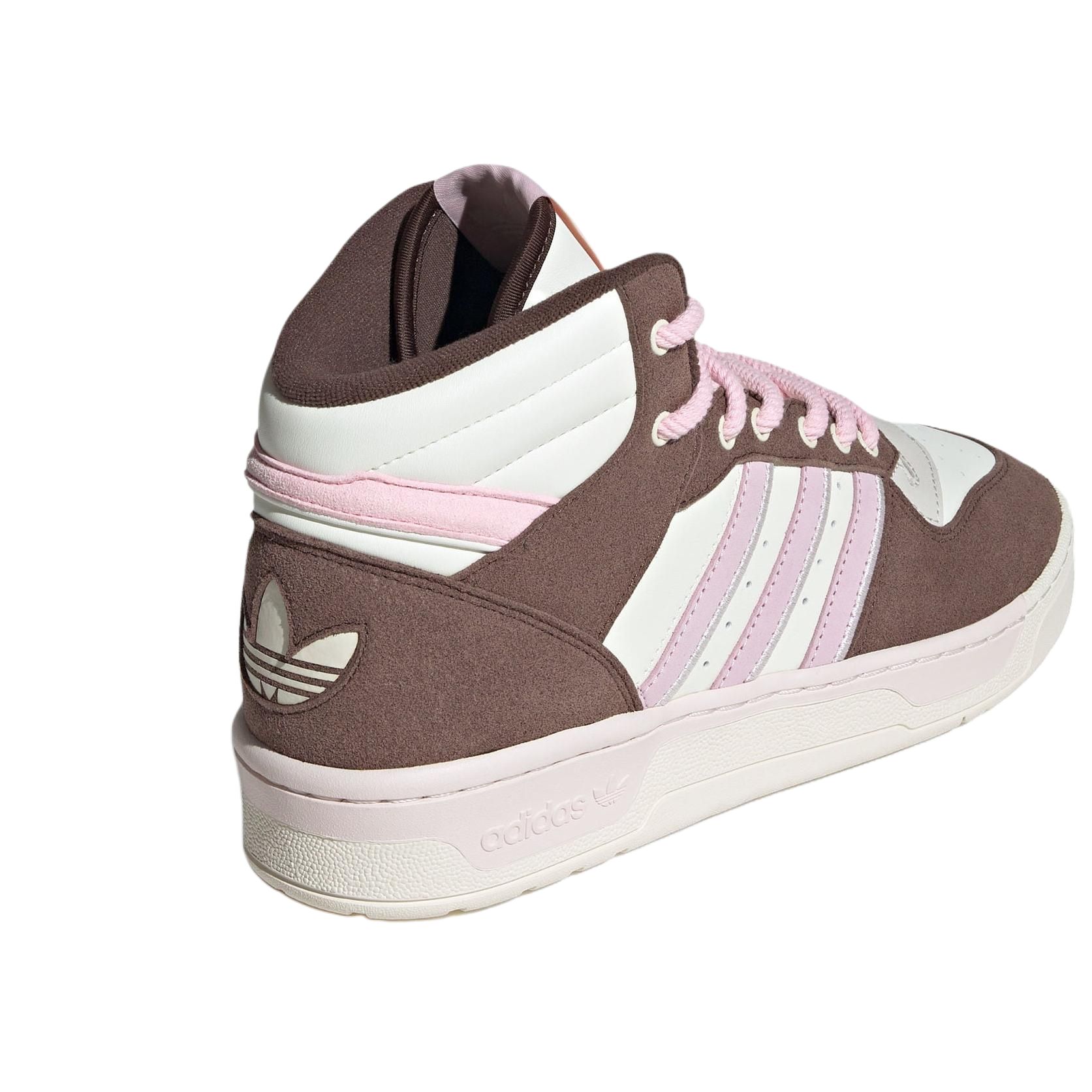 Кеды adidas originals Rivalry (коричневые) — 棕色/清澈粉/象牙白 — фото 3