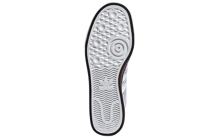 Кеды adidas Originals Nizza Hi DL (бело-черные) — Белый / чёрный — фото 6