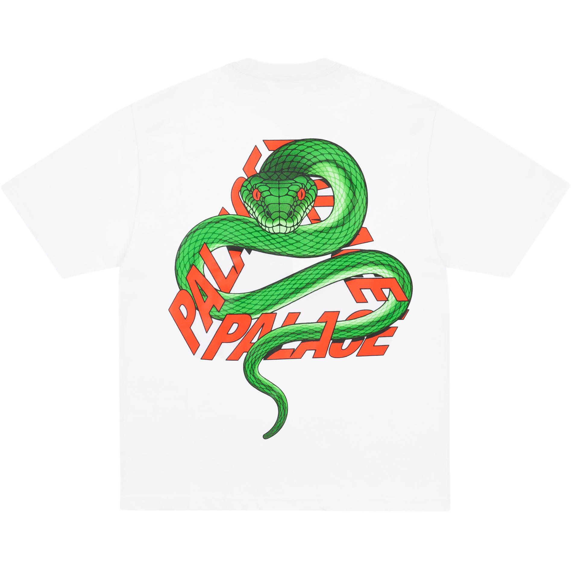 Футболка Palace PALACE SS26 SNAKEY P3 T-SHIRT WHITE (белая)