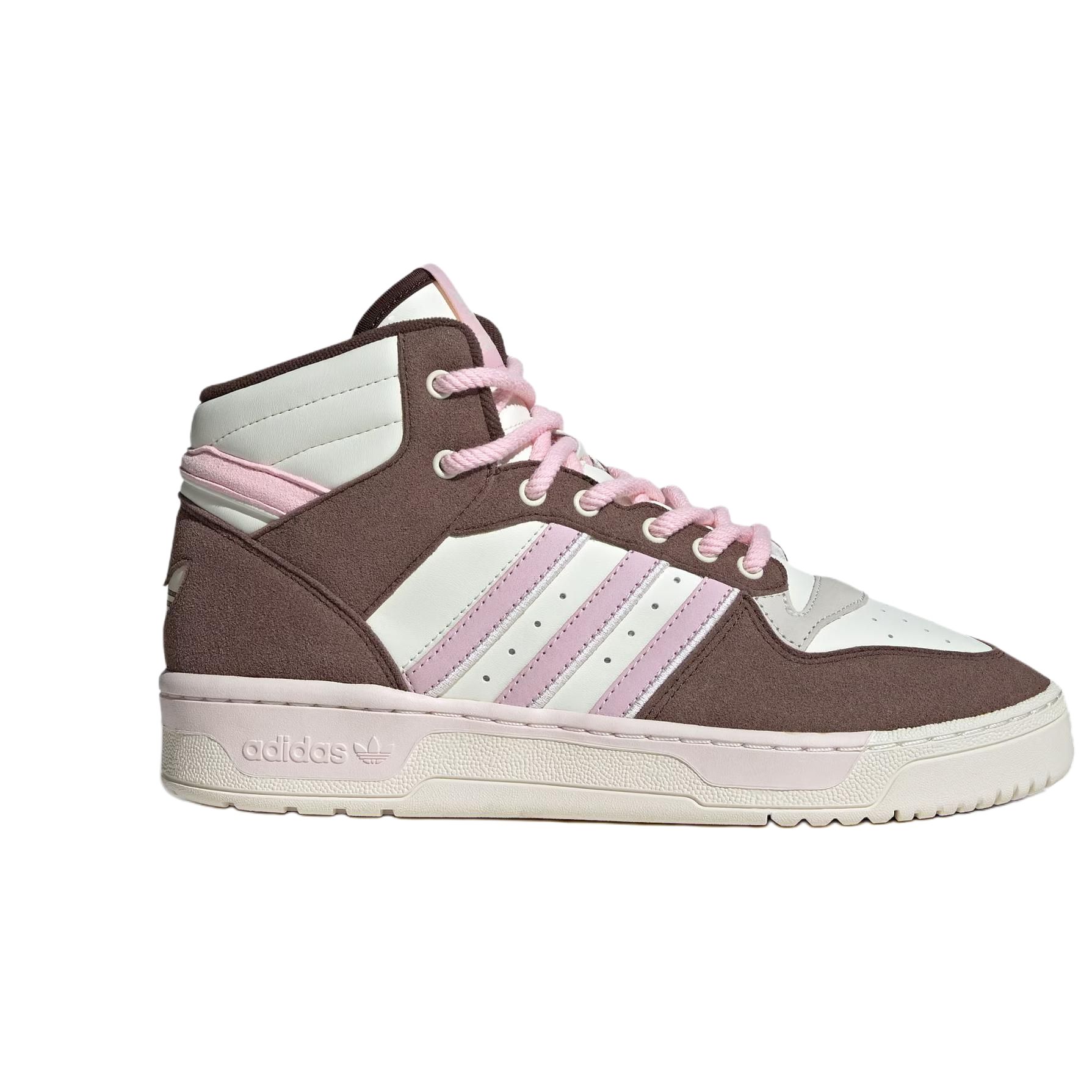 Кеды adidas originals Rivalry (коричневые) — 棕色/清澈粉/象牙白 — фото 2