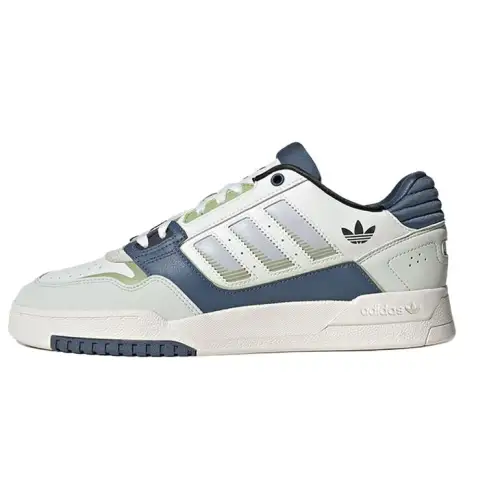 Adidas Originals Drop Step Low top Skateboard Shoes Unisex White Blue Green