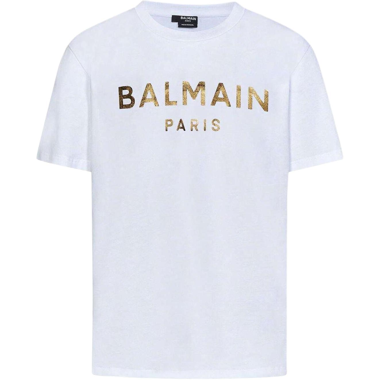 Детская футболка BALMAIN T Logo (белая)