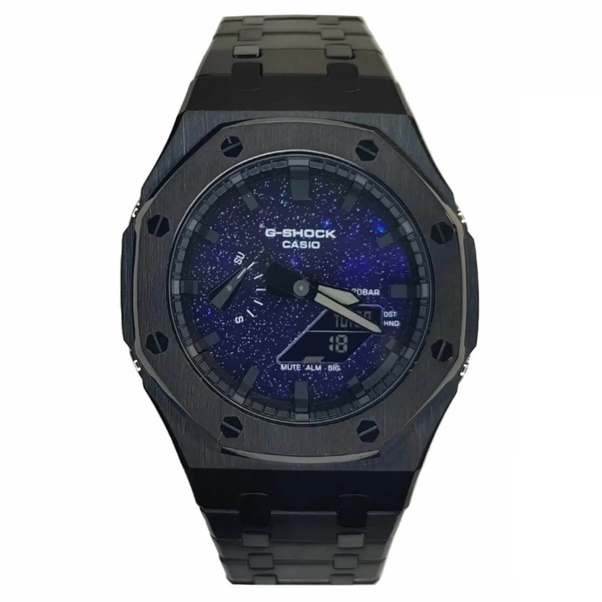 CASIO Men Liquid Crystal/Analog Dual Display Series Blue Watch