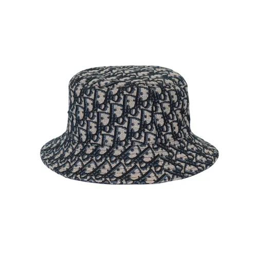 DIOR Bucket Hats Men's Blue/Beige