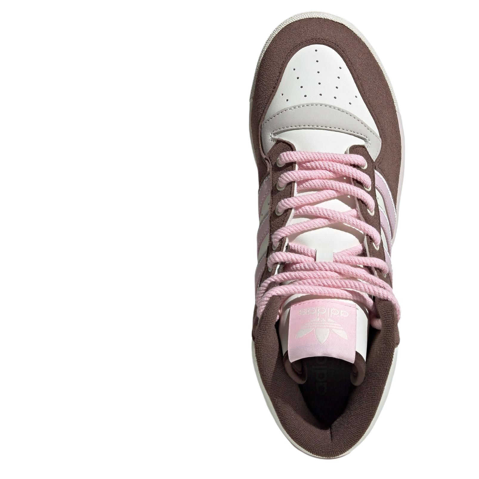 Кеды adidas originals Rivalry (коричневые) — 棕色/清澈粉/象牙白 — фото 4