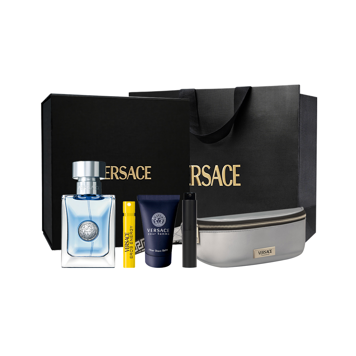 VERSACE Classic Homonymous Men's Perfume Gift Box Set 30ml/50ml/100ml+1ml+25ml