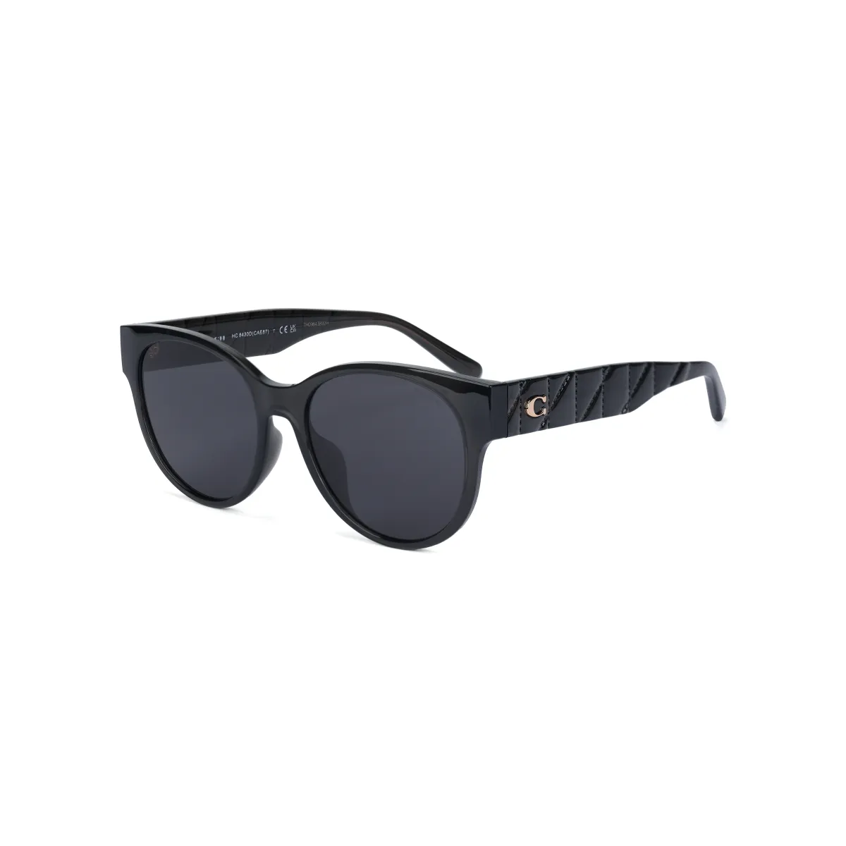 COACH Oval Sunglasses Women's Black