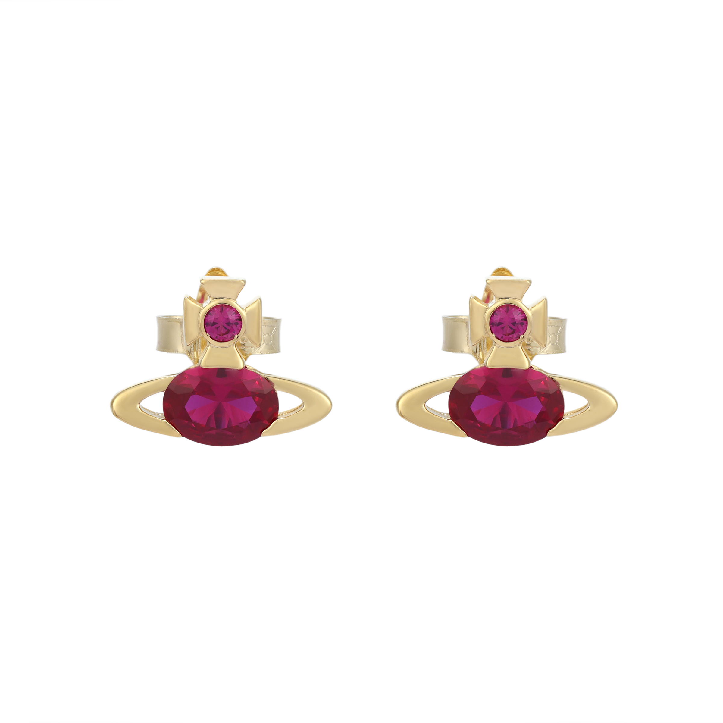 Детские серьги Vivienne Westwood (красные)