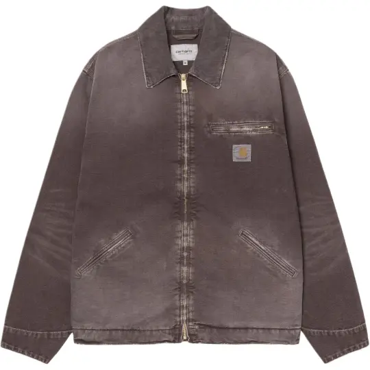 Carhartt WIP SS26 OG Detroit Jacket нагрудный карман на молнии Свободная куртка Detroit с длинными рукавами, одинаковый стиль для мужчин и женщин
