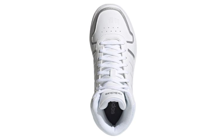 Женские кеды adidas neo Hoops 2.0 Mid (белый) — фото 5