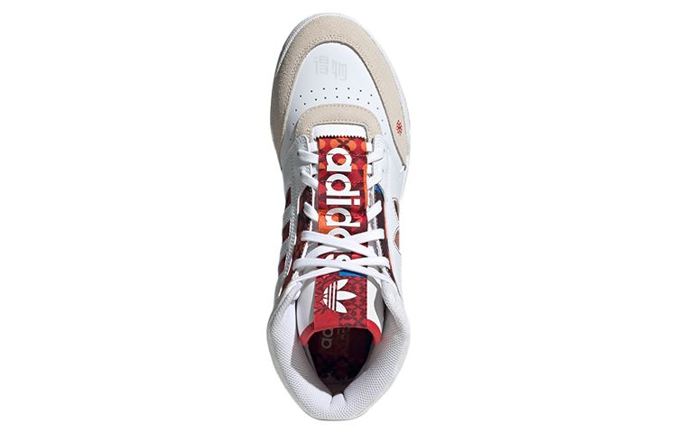 Кеды adidas originals Drop Step XL "cny" (бело-красный) — фото 5