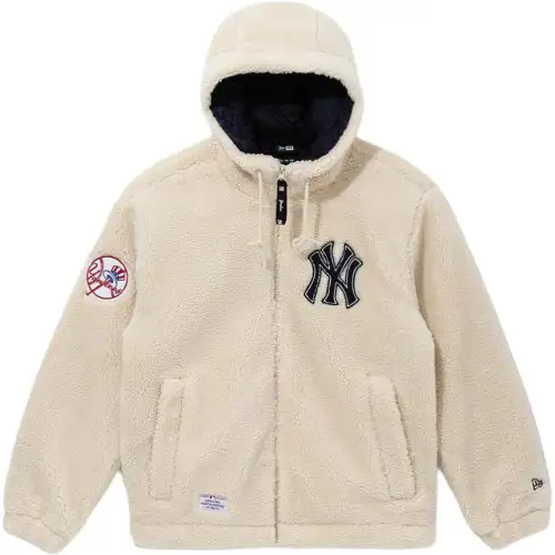 New Era Jackets & Coats Unisex Ivory White