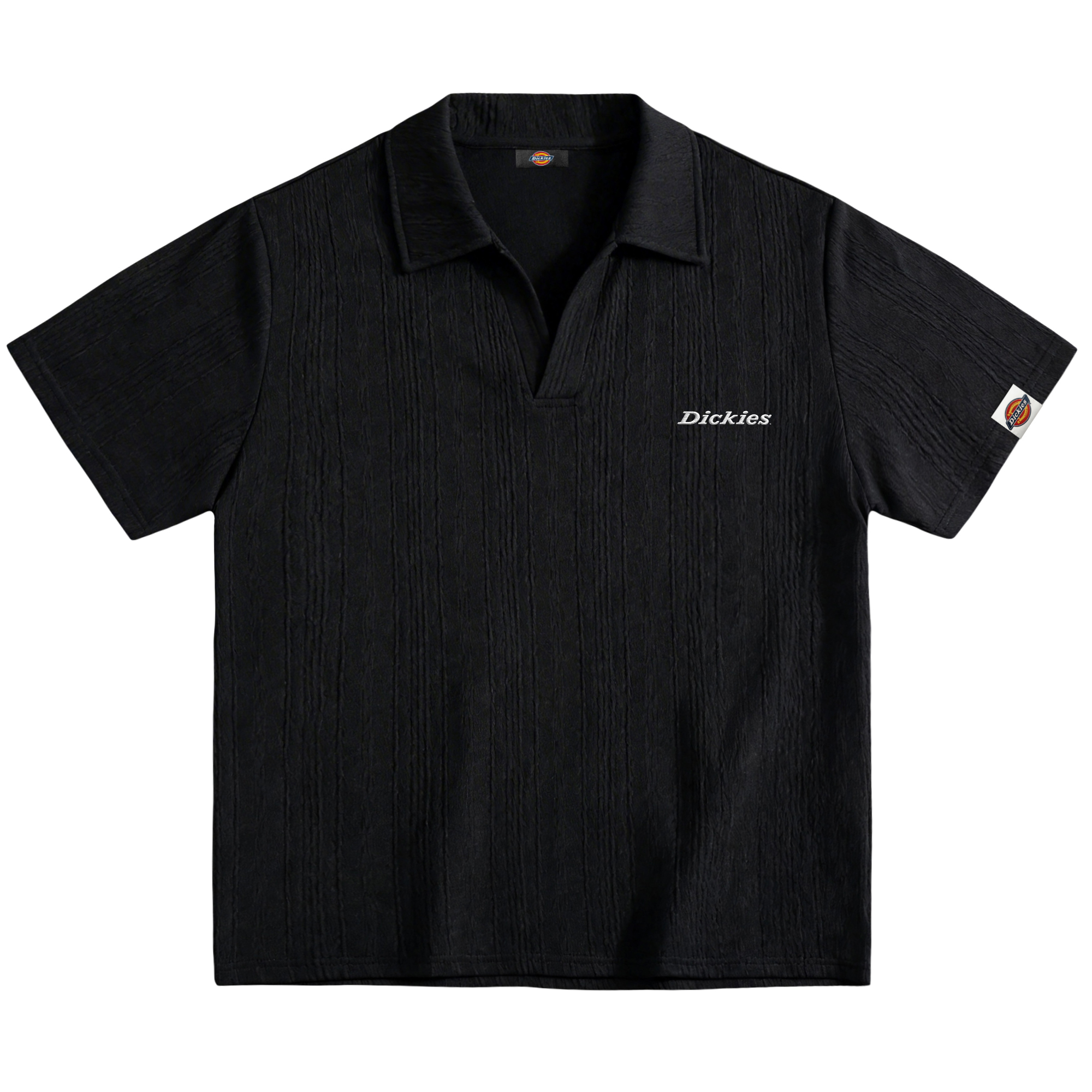 Унисекс футболка-поло Dickies Cuban Collar Polo (полосатая)