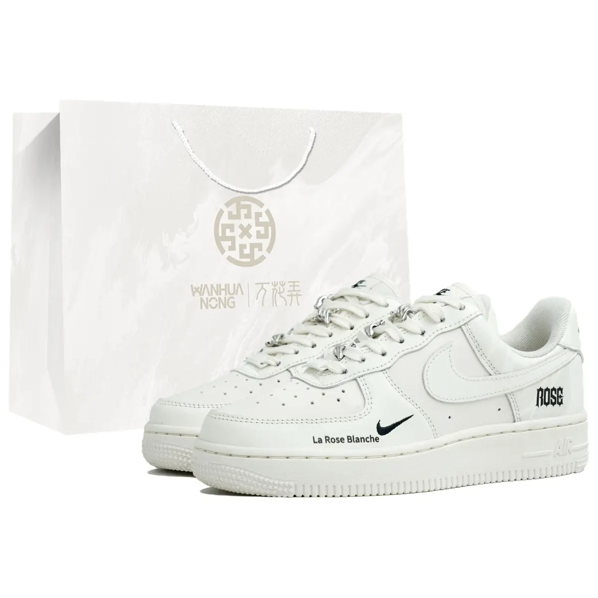 Nike Air Force 1 Low top Skateboard Shoes Women's White