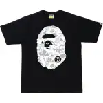 Bape Space Camo Big Ape Head Tee