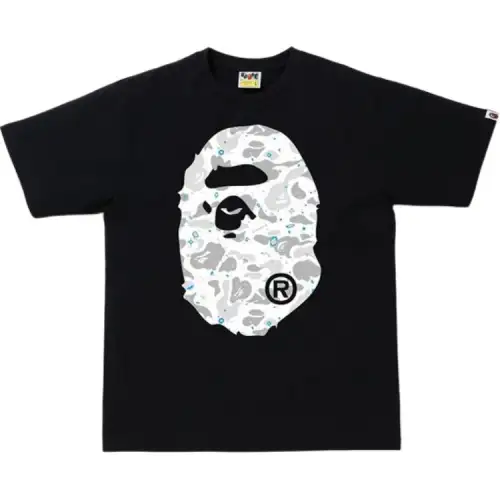 Bape Space Camo Big Ape Head Tee