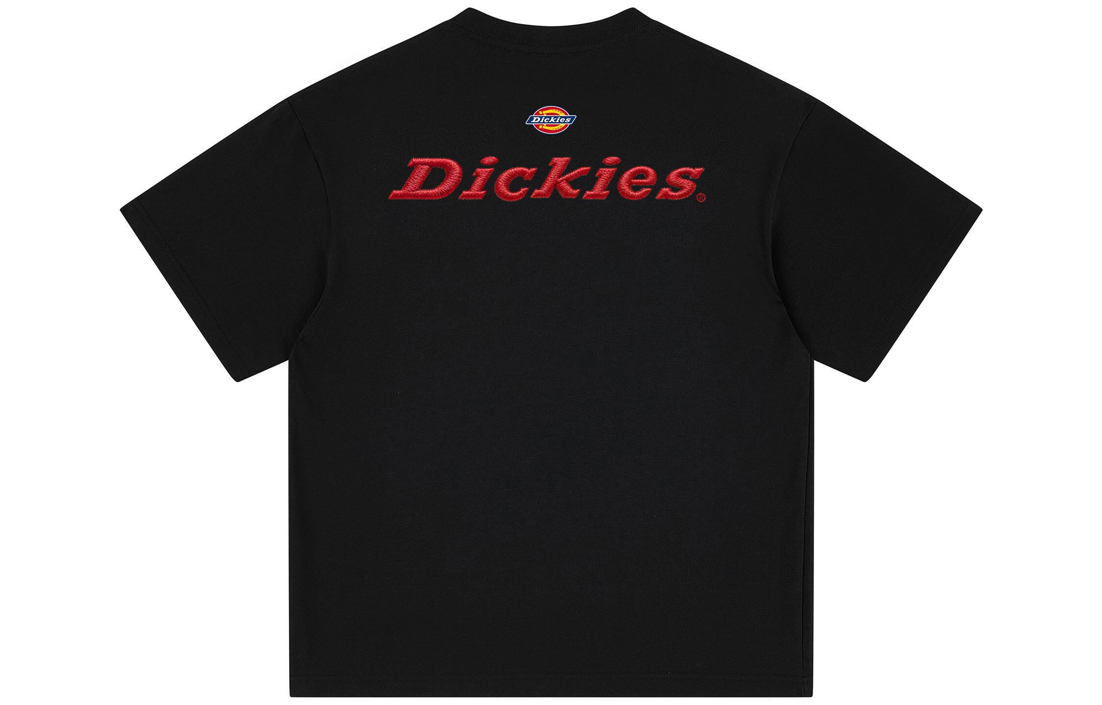 Женская футболка Dickies 320g Heavyweight Logo (зеленая) — фото 13