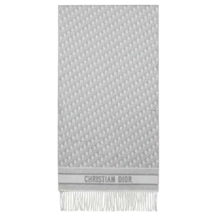 DIOR OBLIQUE Cashmere Knit Scarves Women's