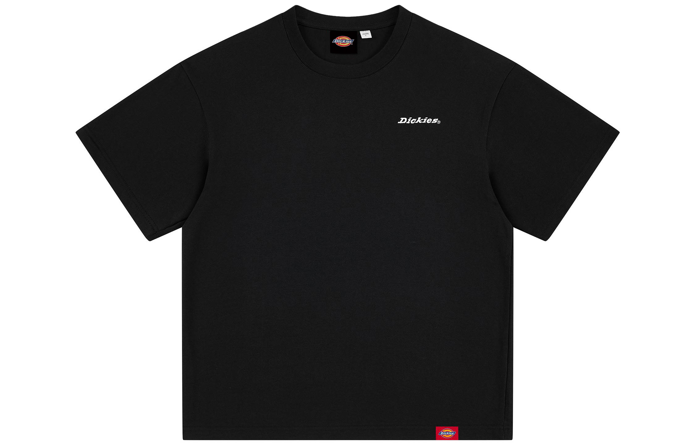 Женская футболка Dickies 320g Heavyweight Logo (зеленая) — фото 2